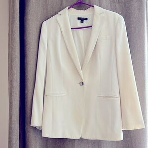 White / white-off blazer, Ann Taylor, size 10p
